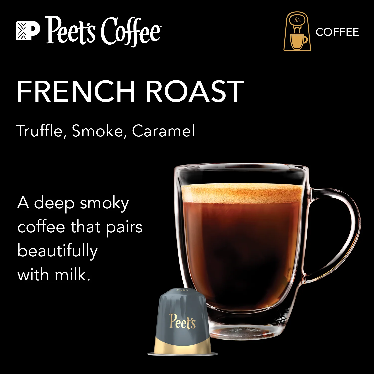 French Roast Coffee Capsules