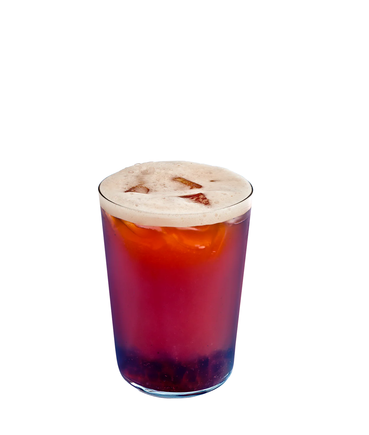 Citrus Hibiscus Tea Shaker with Brown Sugar Jelly